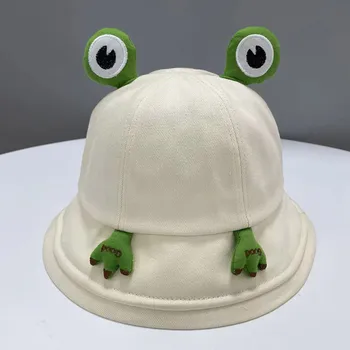 Хлопчатобумажная шляпа-ведро для веселых девочек, летняя шляпа-ведро для мальчиков, Рыбацкие детские широкополые шляпы-ведерки, пляжная шляпа для дам